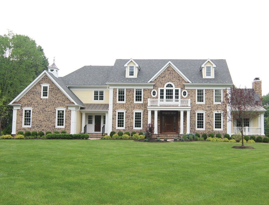 Custom Built Bucks County Colonial Home by Rica Builders in New Jersey