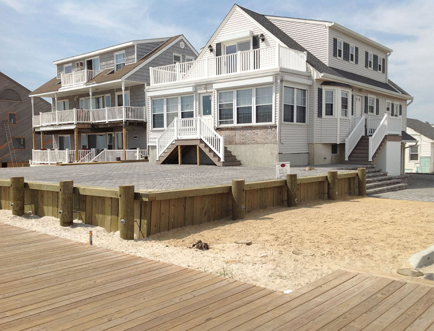 Custom Built Sandy Strong Beach House by Rica Builders in New Jersey