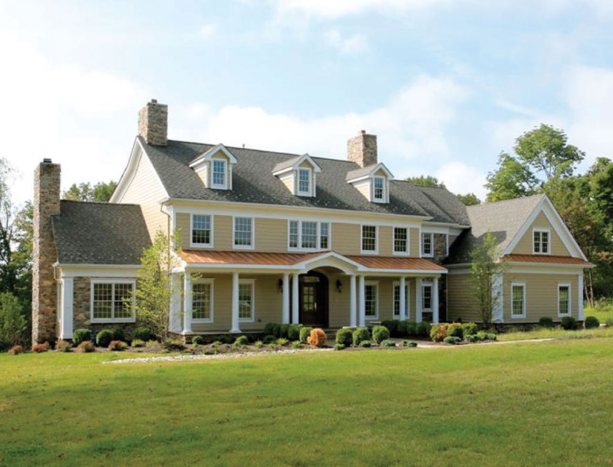 Custom Built Stately Homestead by Rica Builders in New Jersey